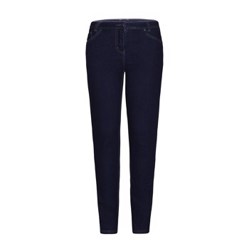 ZEZE SHAPE PANTS - DARK BLUE DENIM